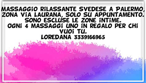 Loredana Massaggi, Palermo